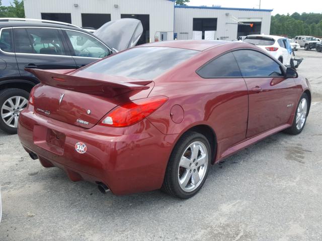 1G2ZM177584201972 - 2008 PONTIAC G6 GXP RED photo 4