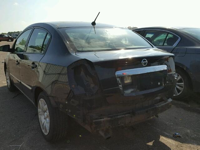 3N1AB6AP0AL630749 - 2010 NISSAN SENTRA BLACK photo 9