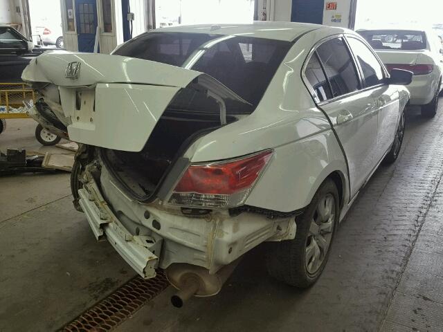 1HGCP25879A114363 - 2009 HONDA ACCORD EXL WHITE photo 4