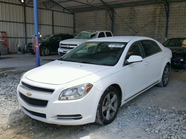 1G1ZC5E13BF154109 - 2011 CHEVROLET MALIBU 1LT WHITE photo 2