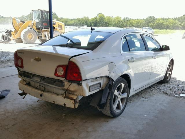1G1ZC5E13BF154109 - 2011 CHEVROLET MALIBU 1LT WHITE photo 4