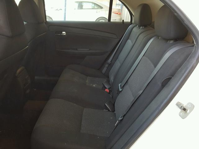 1G1ZC5E13BF154109 - 2011 CHEVROLET MALIBU 1LT WHITE photo 6