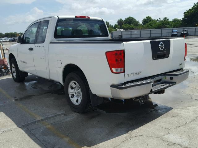 1N6BA06A87N214749 - 2007 NISSAN TITAN XE WHITE photo 3