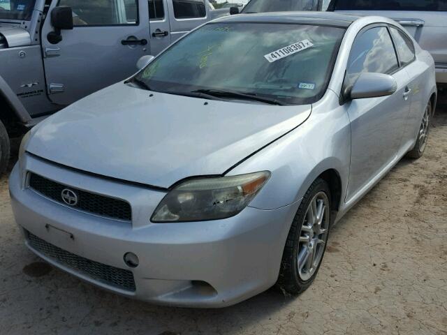 JTKDE177350057286 - 2005 TOYOTA SCION TC SILVER photo 2