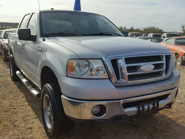 1FTRW14W67KC80936 - 2007 FORD F150 SUPER SILVER photo 1