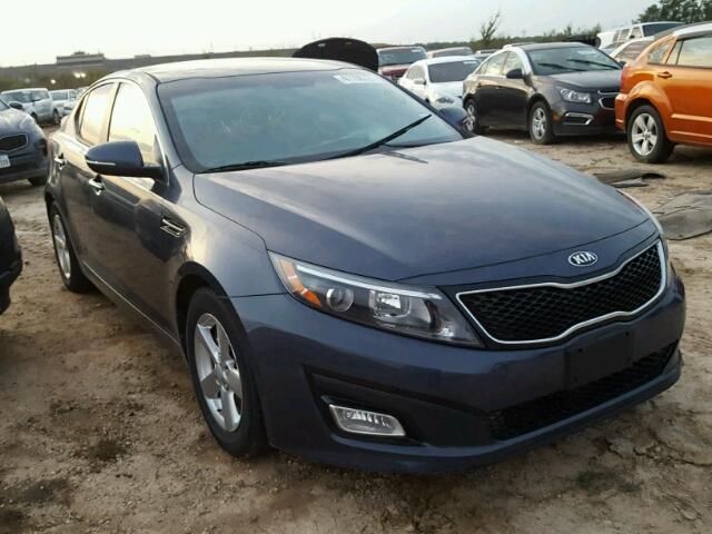 KNAGM4A70F5547364 - 2015 KIA OPTIMA BLUE photo 1