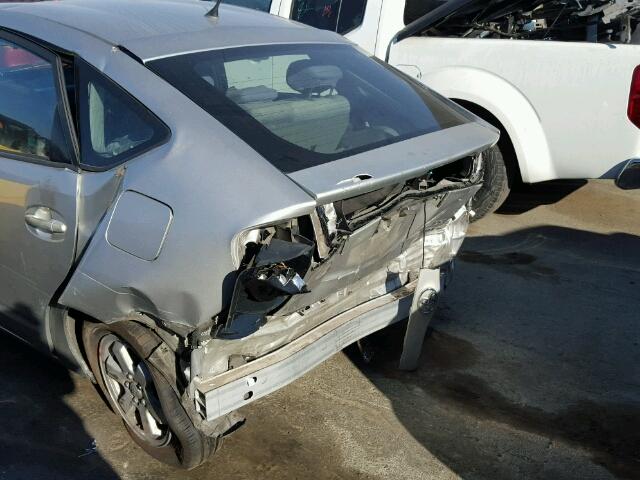 JTDKB22U440094243 - 2004 TOYOTA PRIUS GRAY photo 10