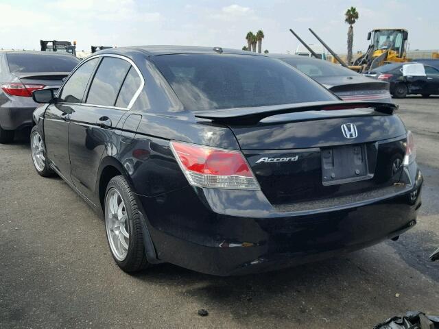 1HGCP26899A015686 - 2009 HONDA ACCORD EXL BLACK photo 3