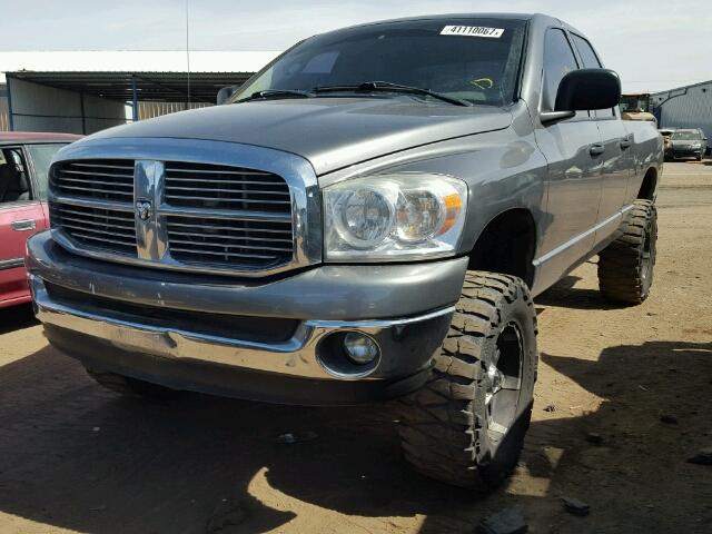 1D7HU18P47S188461 - 2007 DODGE RAM 1500 GRAY photo 2