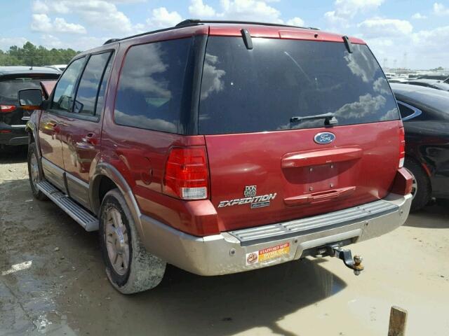 1FMRU17W84LA40791 - 2004 FORD EXPEDITION RED photo 3