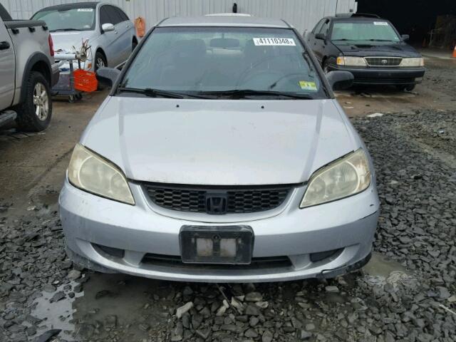 1HGEM22164L027849 - 2004 HONDA CIVIC DX V SILVER photo 9