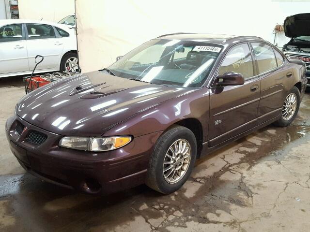 1G2WP52K62F223309 - 2002 PONTIAC GRAND PRIX PURPLE photo 2