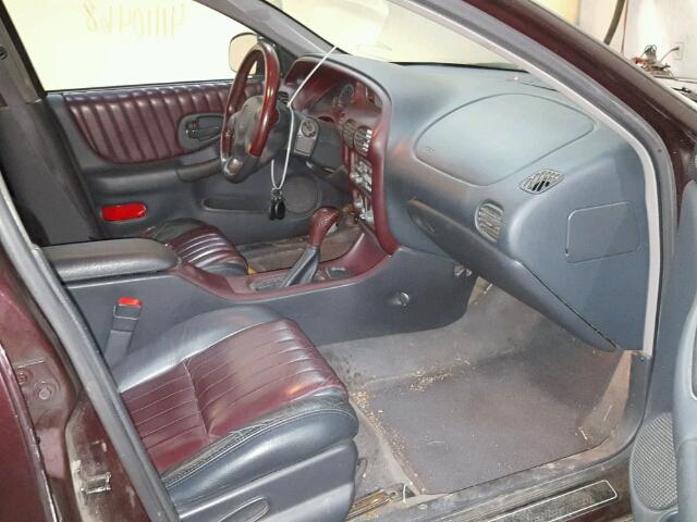 1G2WP52K62F223309 - 2002 PONTIAC GRAND PRIX PURPLE photo 5