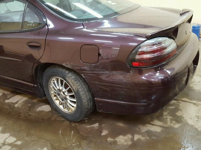 1G2WP52K62F223309 - 2002 PONTIAC GRAND PRIX PURPLE photo 9
