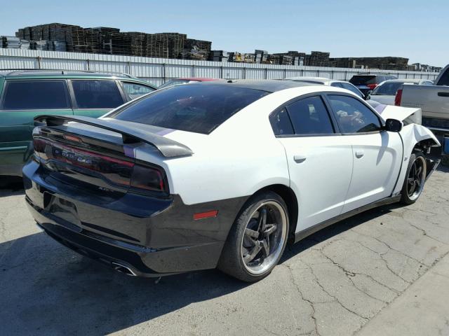 2C3CDXEJ0CH247583 - 2012 DODGE CHARGER TWO TONE photo 4