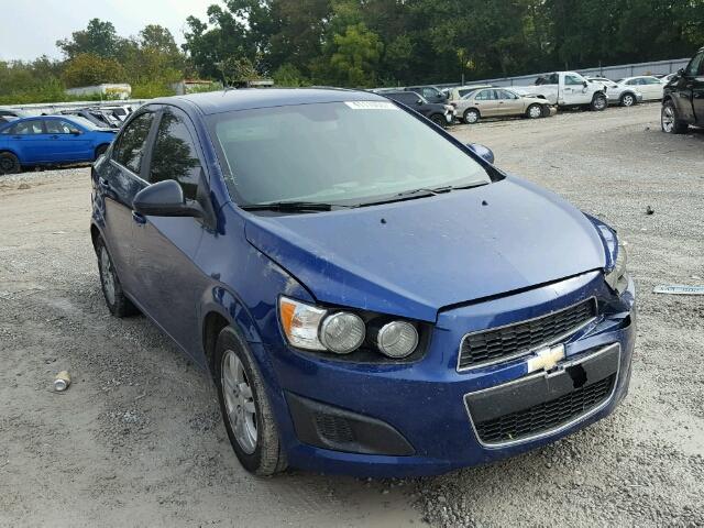 1G1JC5SGXD4201589 - 2013 CHEVROLET SONIC LT BLUE photo 1