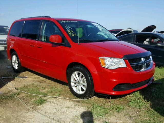 2C4RDGCG6ER245315 - 2014 DODGE GRAND CARA RED photo 1