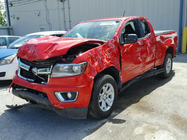 1GCHSBE38F1275856 - 2015 CHEVROLET COLORADO L RED photo 2