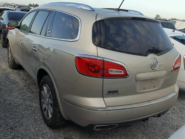 5GAKRBKD3EJ192303 - 2014 BUICK ENCLAVE TAN photo 3
