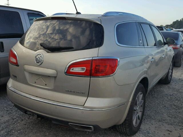 5GAKRBKD3EJ192303 - 2014 BUICK ENCLAVE TAN photo 4