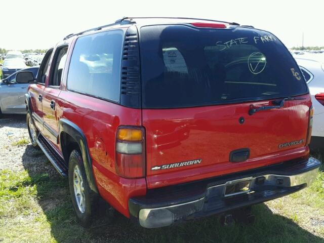 1GNEC16Z42J326560 - 2002 CHEVROLET SUBURBAN RED photo 3