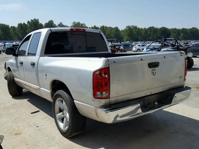 1D7HA18N76S550076 - 2006 DODGE RAM 1500 SILVER photo 3