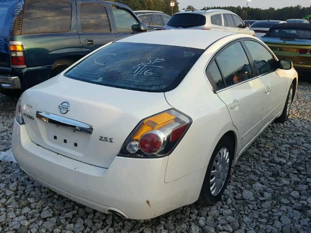 1N4AL2APXAN442801 - 2010 NISSAN ALTIMA WHITE photo 4