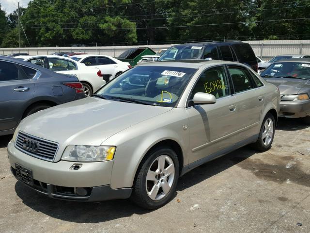 WAUJT68E92A165845 - 2002 AUDI A4 3.0 BEIGE photo 2