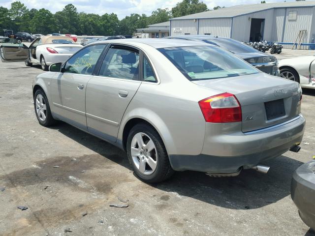 WAUJT68E92A165845 - 2002 AUDI A4 3.0 BEIGE photo 3