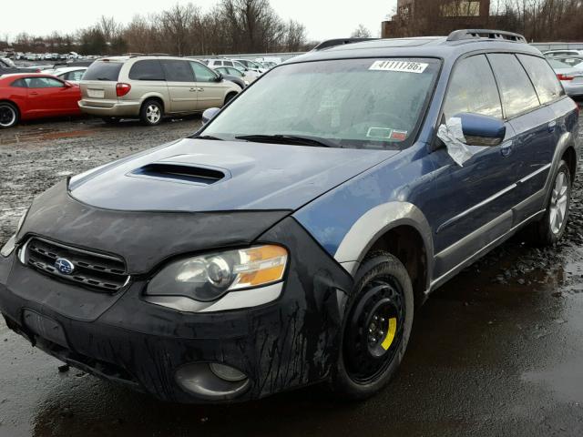 4S4BP67C456374697 - 2005 SUBARU LEGACY BLUE photo 2