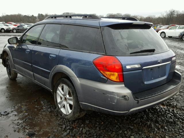 4S4BP67C456374697 - 2005 SUBARU LEGACY BLUE photo 3