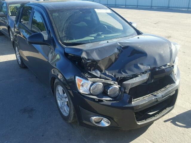 1G1JA6SH3C4136216 - 2012 CHEVROLET SONIC LS BLACK photo 1