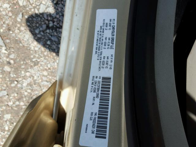 1B3CC5FB8AN139082 - 2010 DODGE AVENGER R/ GOLD photo 10