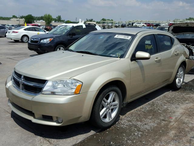 1B3CC5FB8AN139082 - 2010 DODGE AVENGER R/ GOLD photo 2