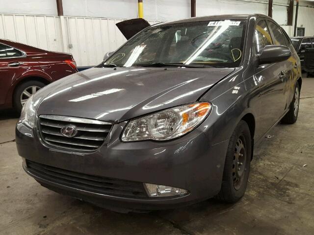 KMHDU46D57U219400 - 2007 HYUNDAI ELANTRA GL GRAY photo 2