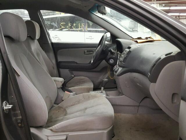 KMHDU46D57U219400 - 2007 HYUNDAI ELANTRA GL GRAY photo 5