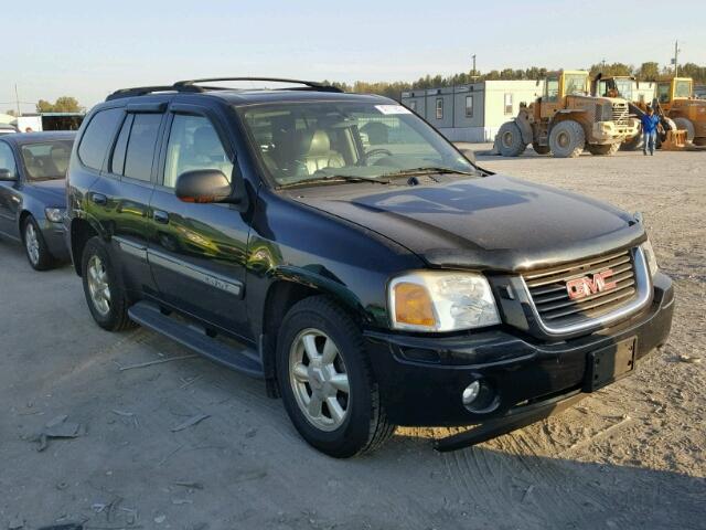 1GKDT13SX22252510 - 2002 GMC ENVOY BLACK photo 1