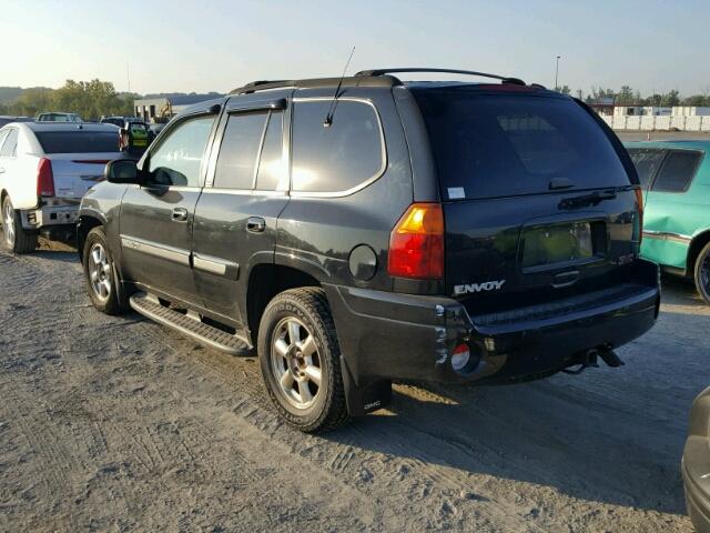 1GKDT13SX22252510 - 2002 GMC ENVOY BLACK photo 3