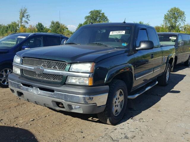 1GCEK19T54E334360 - 2004 CHEVROLET SILVERADO GREEN photo 2