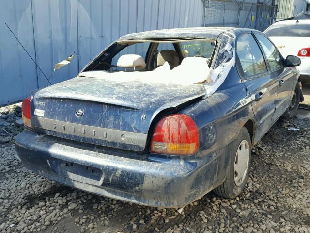 KMHWF25V8XA051710 - 1999 HYUNDAI SONATA BAS BLUE photo 4