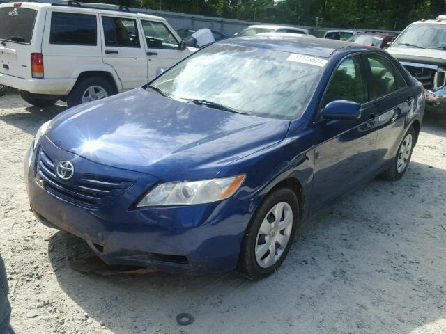 4T1BE46K37U077244 - 2007 TOYOTA CAMRY NEW BLUE photo 2