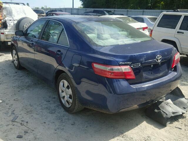 4T1BE46K37U077244 - 2007 TOYOTA CAMRY NEW BLUE photo 3