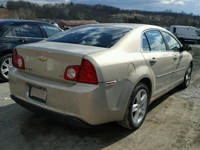 1G1ZG57B194234167 - 2009 CHEVROLET MALIBU LS თაფლისფერი ფოტო 4
