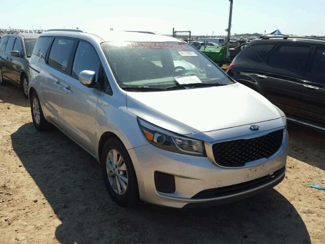 KNDMB5C10F6038640 - 2015 KIA SEDONA GRAY photo 1