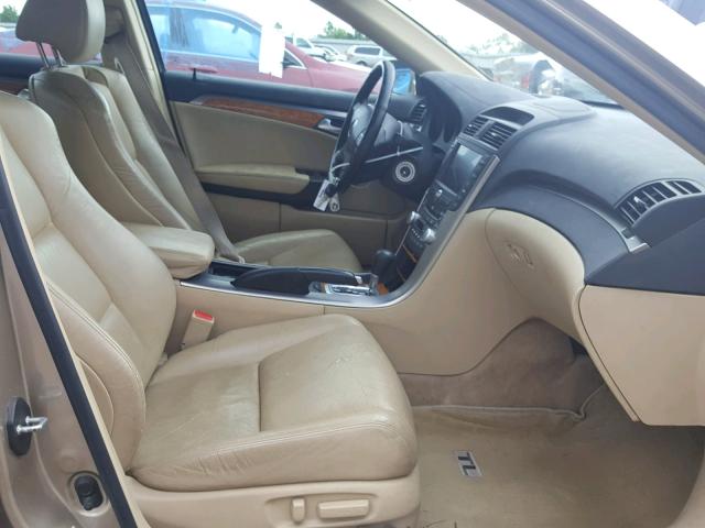 19UUA66264A068119 - 2004 ACURA TL BEIGE photo 5