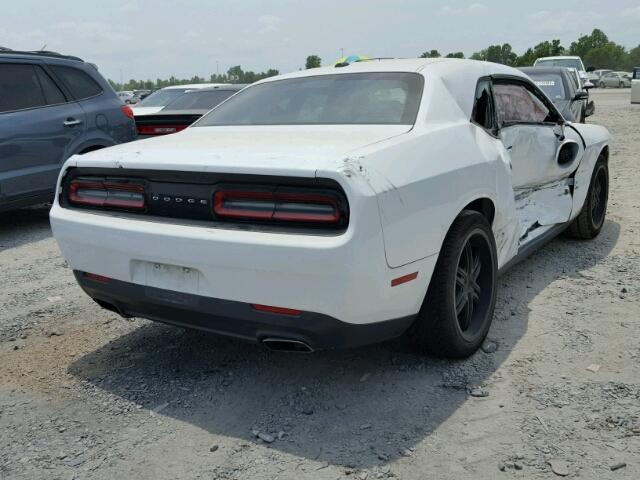 2C3CDZAG5FH821220 - 2015 DODGE CHALLENGER WHITE photo 4