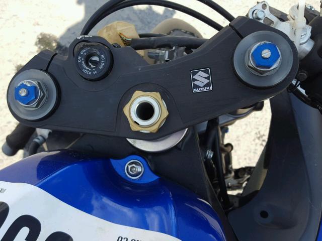 JS1GR7KA772100365 - 2007 SUZUKI GSX-R750 BLUE photo 8