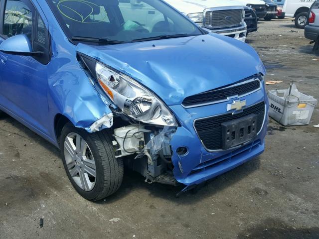 KL8CB6S96EC523883 - 2014 CHEVROLET SPARK LS BLUE photo 9