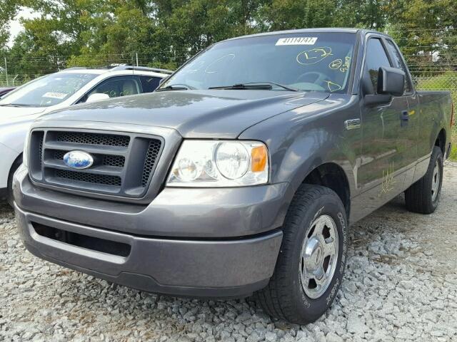 1FTRF12W37NA60154 - 2007 FORD F150 GRAY photo 2