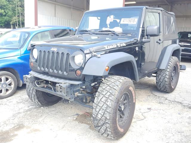 1C4AJWAG6CL241564 - 2012 JEEP WRANGLER S BLACK photo 2